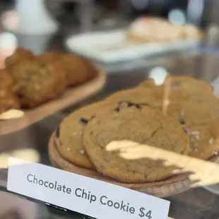 The best chocolate chip cookie! I didn't get one today because I'm not eating sweets until February, so I mourned.