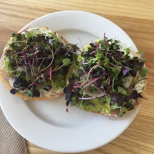 Veggie Bagel Sandwich