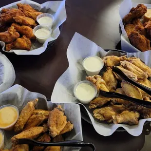 Assorted wings