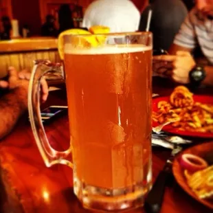 This is a big boy 32oz of ice cold beer...wing house