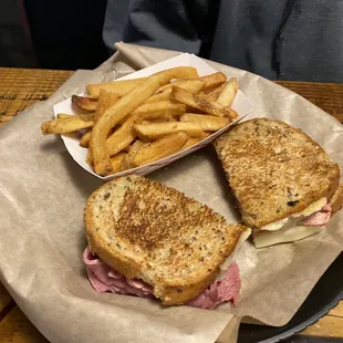 Reuben and fries