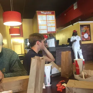 Front counter of the establishment