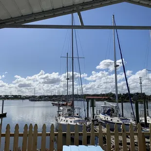 View from seating area