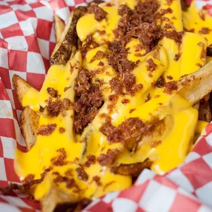 Bacon cheese fries