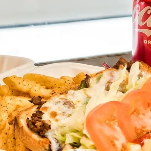 Philly_Cheese_Steak Sub Combo