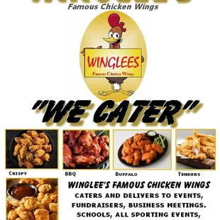 We cater!