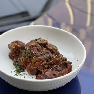 steak, food