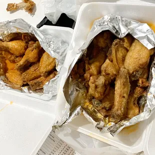 chicken, poultry, bbq wings, fried chicken wings, bbq chicken, chicken wings and fried chicken, food, fried chicken, chicken wings