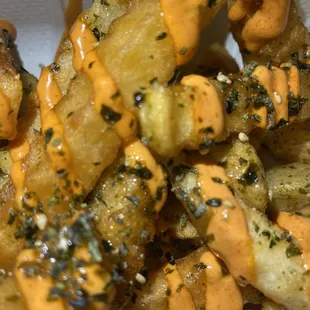 a close up of a plate of food