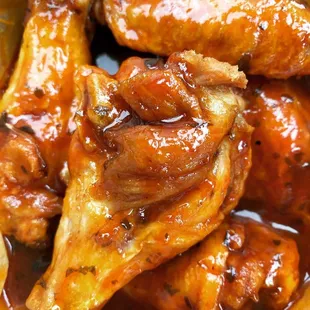Hot Boston wings