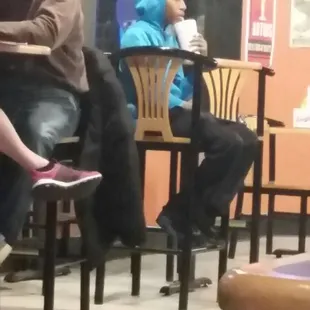 Underage child in bar