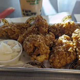 Honey soy garlic wings