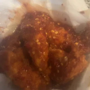 Pound Boneless Wings Honey Hot