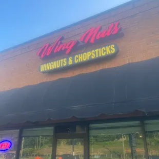 wingnuts and chopsticks sign