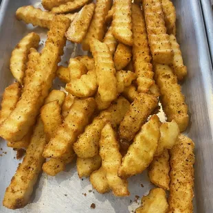 Crinkle fries