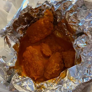 Soggy boneless wings