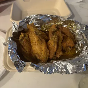 Lemon pepper Chicken Wings