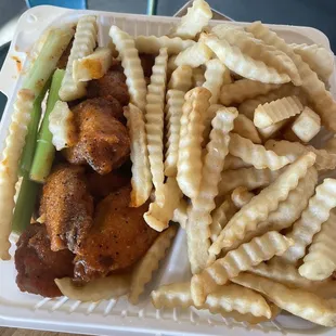 10 Wings Combo (hot lemon pepper)