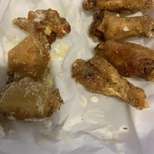 Garlic Parmesan and Honey Garlic Pepper