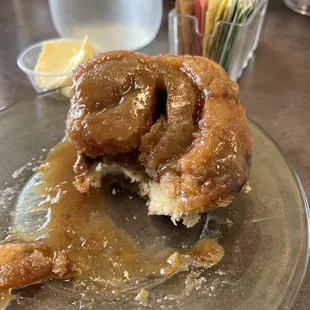 Caramel roll (so good forgot to take a pic before diving in!)