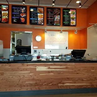 Order at the counter