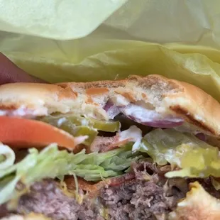 Burger All fresh veggies