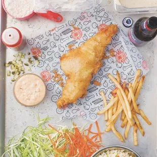 fish, seafood, food, fish and chips