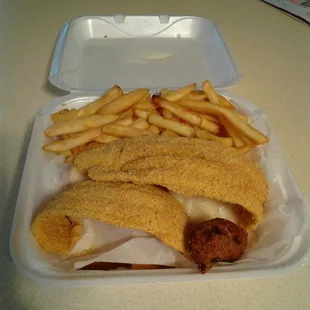 Freshest fish on Indy' s west side! One of their side dishes is fried rice!