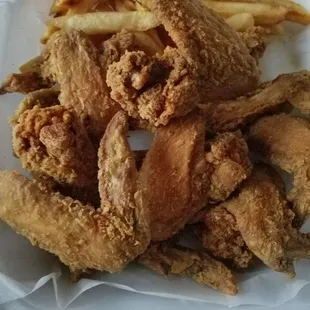 Whole fried wings