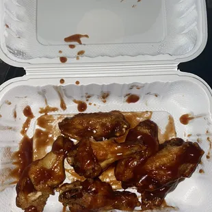Honey BBQ wings
