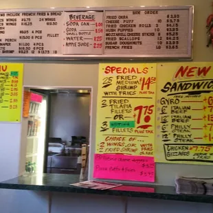 Huge menu, most of it anyway.