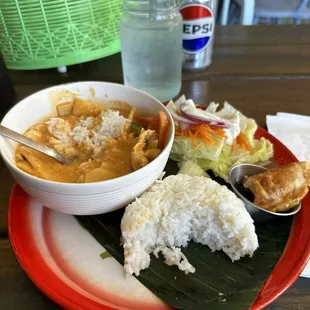 Red Curry Lunch Special