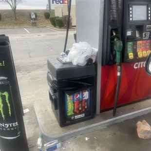 Garbage overflowing