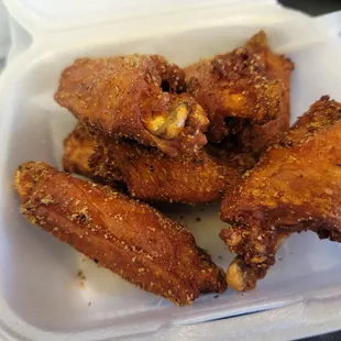 Lemon pepper wings extra crispy