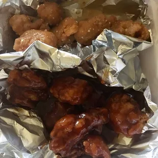 5 boneless BBQ/5 boneless zesty Italian Parmesan