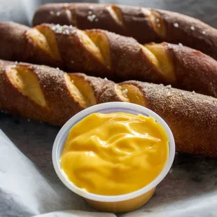 Try an appetizer, like these Soft Pretzel sticks!