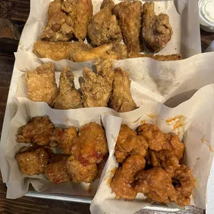 Boneless / bone in wings