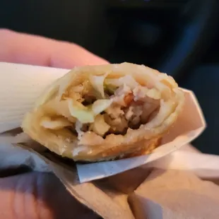 Inside the egg roll