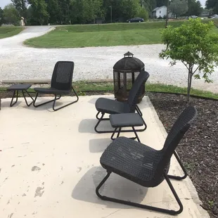 Seating out front