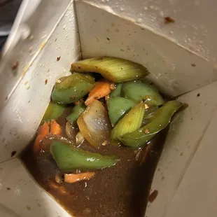 This was the hunan shrimp