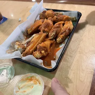 Traditional hot wings