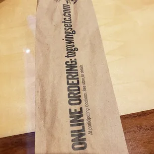 silverware all nice and neat in a bag