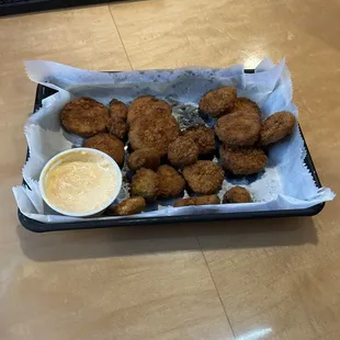 Pickle chips are good.