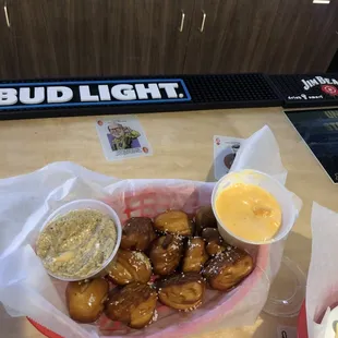 Had to do the Bavarian pretzel bites