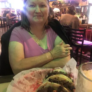 Theresa really loved the tacos Gary really took care of us well