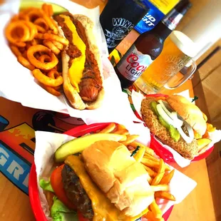 burgers, food, burger