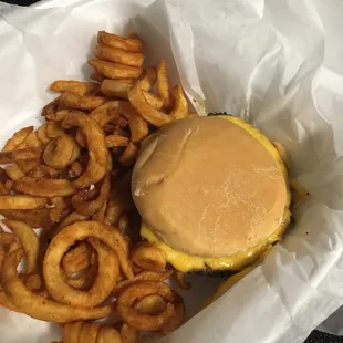 Day old cheeseburger