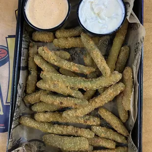 Green bean fries