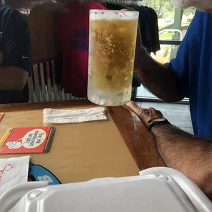 Beer. Large variety of taps including IPA's and craft beer