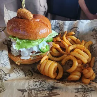 Jalapeño burger